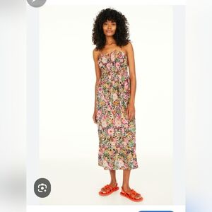 H&M Floral Spaghetti Strap Dress Sz XXL